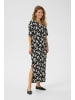 Kaffe Jerseykleid KAivanna Loose fit in Black, Chalk Flower Print