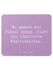Mr. & Mrs. Panda Mousepad Spruch Künstlerin Visionen mit Spruch in Lavendeltraum