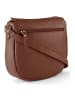 Lazarotti Bologna Leather Crossbody Umhängetasche Leder 25 cm brown