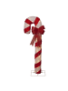 MARELIDA LED Zuckerstange XXL Gartendeko Weihnachtsdeko H: 1,2m in rot, weiß