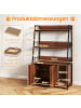 COSTWAY Katzenschrank mit Bücherregal in Andere