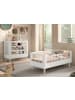 58 aufm Kessel JUNIORBETT SET 70x140 Keeley Buche Weiß Holz Regal Komfort Stabil