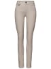 Street One Slim Fit Coated Hose in Beige