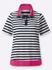 WITT WEIDEN Poloshirt in marine-fuchsia