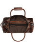 SID & VAIN Leder-Reisetasche echt Leder Weekender groß braun-46-cm in braun