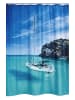 RIDDER Duschvorhang Textil Sailboat multicolor 180x200 cm