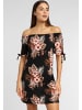 Beach Time Jerseykleid in schwarz-bedruckt