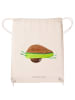 Mr. & Mrs. Panda Turnbeutel Avocado Yoga ohne Spruch in Creme