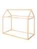 roba Montessori Hausbett 70 x 140 cm – FSC-zertifiziertes Massivholz