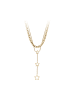 faina Women Necklace With Double Chain And Star Motif in Gold