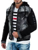 Cipo & Baxx Herren Regular Fit Jacke Denim in Black