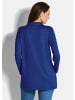GOLDNER Kurzgröße:  Tunikashirt Halbarm Blusenshirt mit Hemdkragen in royalblau