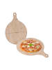relaxdays 2 x Pizzateller in Natur - Ø 33 cm