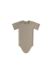Sämann Baby Body aus 100% Bio-Baumwolle Schlupfbody kurzarm nicht gerippt Simply Taupe