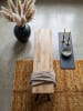 KADIMA DESIGN Esszimmerbank 175x45x45 cm Massivholz Metall Loft-Style,