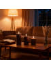 relaxdays 3 x LED Kerzen in Coffee