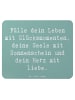 Mr. & Mrs. Panda Maus Pad Spruch Leichtigkeit im Leben mit Spruch in Meeresbrise