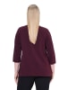 Ulla Popken Longsleeve in dunkle pflaume