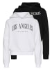 Urban Classics Sweat & Fleece - Hoodies in black+white