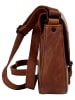 SPIKES & SPARROW Umhängetasche echt Leder in cognac