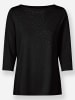 WITT WEIDEN 3/4-Arm-Shirt in schwarz