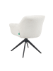 DUBI Möbel 2er-Set: Drehstuhl Mika-Mila in Creme - (B)65 x (H)81 x  (T)66 cm