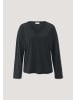 Hessnatur Hessnatur Longsleeve Oversize aus TENCEL™ Lyocell und Bio-Baumwolle in schwarz