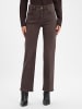 MAC HOSEN Bootcut Jeans Laura in schoko