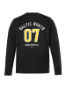 Men Plus Kurzarm T-Shirt in schwarz