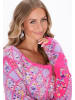 IZIA Women Cardigan in pink multicolor