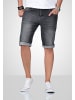 Alessandro Salvarini A. Salvarini Herren Jeans Shorts kurze Hosen in Grau