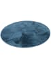 Pergamon Fellteppich Luxus Super Soft Plush Rund in Zwart