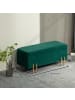 HOMCOM Sitzbank mit Stauraum in Grün 100L x 40B x 42H cm