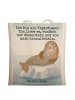 Mr. & Mrs. Panda Tasche Robbe Lachen Design mit Spruch in Weiß