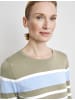 Gerry Weber Pullover Langarm Rundhals in Reed/Offwhite Striped