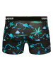 Urban Classics Boxershorts in island aop+lime+grey