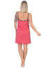 NORMANN Spaghetti Nachthemd Neglige - 85888 in rot