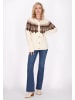 usha FESTIVAL Damen Cardigan in Wollweiss Mehrfarbig