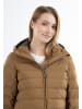 usha BLUE LABEL Damen Wattierter Steppmantel in Dunkelsand