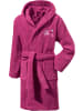 Erwin Müller Frottier Kinder-Bademantel mit Kapuze in beere