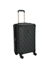 Guess Berta 22 IN - 4-Rollen-Trolley 64 cm erw. (coal logo) in coal logo