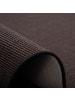 Snapstyle Sisal Teppich Klassisch Rund in schwarz