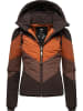 ragwear Winterjacke Novva Block in Dark Choco