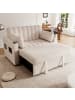 ABRIHOME Multifunktionales Schlafsofa mit Schlaffunktion in Beige
