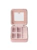 SONGMICS Schmuckkasten Gisella in Rosa - (B)11.4 x (H)5.5 x (T)11.4 cm