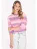myMo Damen Sweater in Pink Mehrfarbig