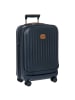 BRIC`s Taormina - 4-Rollen-Kabinentrolley mit Vortasche 55 cm erw. USB (creme) in blau
