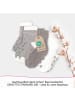 LaLoona Anti-Rutsch Socken / Krabbelsocken in weiss,braun
