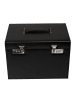 Windrose Ambiance Schmuckkasten Leder 37 cm in schwarz