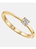 Diamant L'éternel Ring aus 585 Gelbgold mit 0.15 Karat Diamant